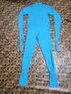 Adult Ultra-Warm Polar Fleece One-Piece Footed Pajamas with Secure Back Zipper and Knitted Ribs on the sleeves