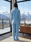 Unisex Kids & Adult Ultra-Warm Polar Fleece One-Piece Footed Pajamas with Lockable Zipper (Front or Back)