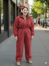 Cozy Black And White Sherpa Fleece| Warm Borg One Piece | Winter Lounge Outfit | Zip Up Romper | Soft Plush Cold Weather Wear (Copy)